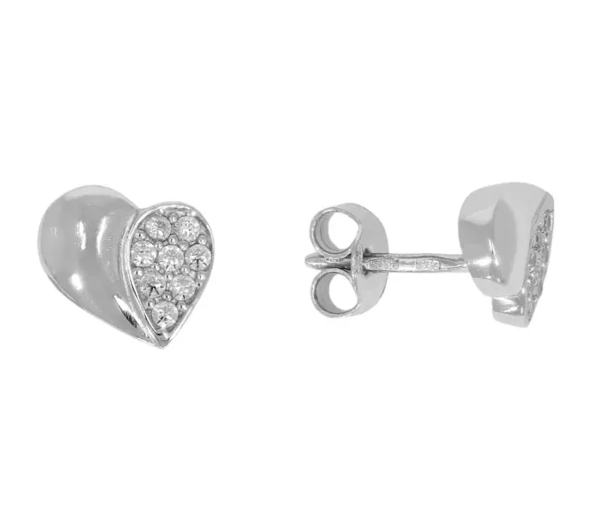 Náušnice z bieleho zlata 3879