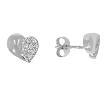 Náušnice z bieleho zlata 3879