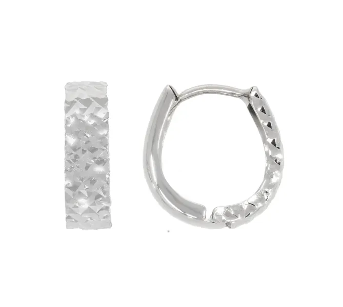 Náušnice z bieleho zlata 3598