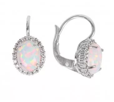 Náušnice z bieleho zlata 1382