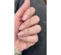 Náramok z bieleho zlata 375