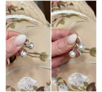 Náušnice z bieleho zlata 2489