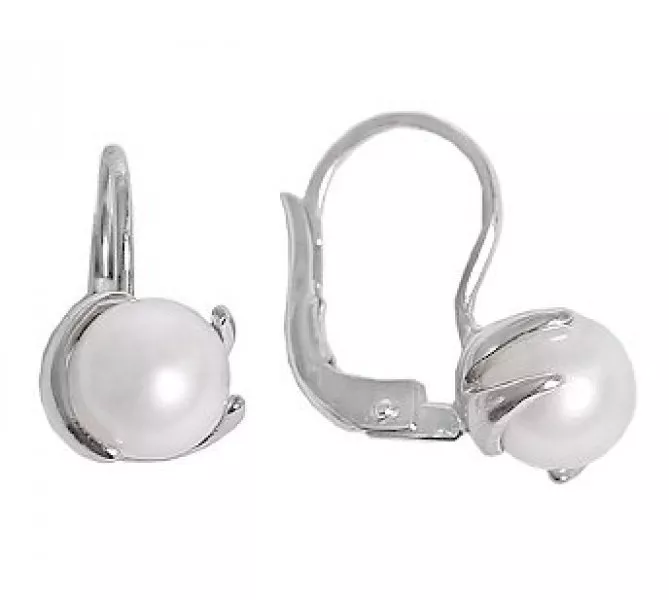 Náušnice z bieleho zlata 499