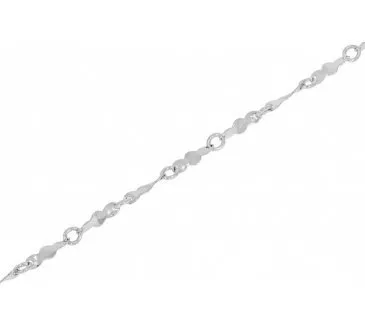 Náramok z bieleho zlata 716