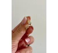 Zlaté náušnice 992