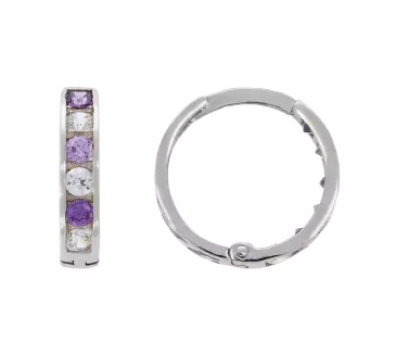 Náušnice z bieleho zlata 3890