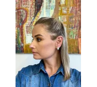 Náušnice z bieleho zlata 2391