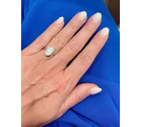 Prsteň z bieleho zlata 1419