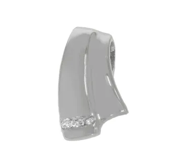 Prívesok z bieleho zlata 1654