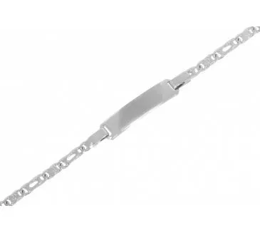 Detský náramok z bieleho zlata 895