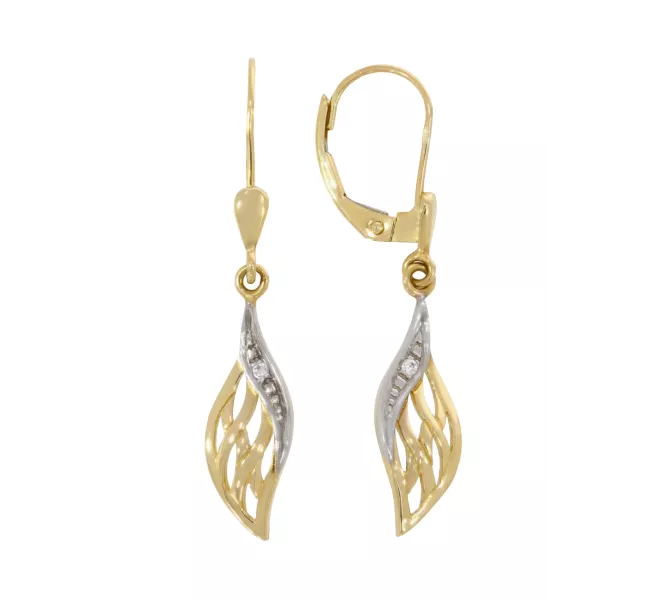 Zlaté náušnice 3883