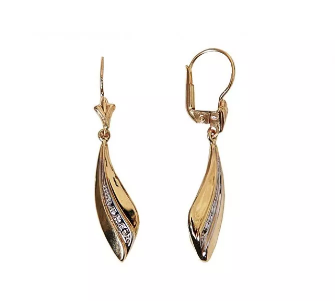 Zlaté náušnice 618