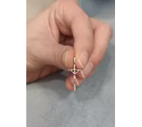 Prívesok z bieleho zlata 1422