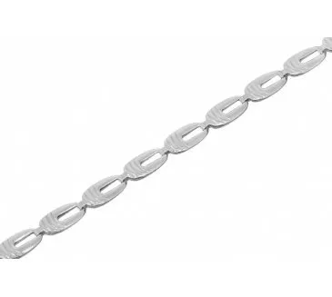 Náramok z bieleho zlata 708