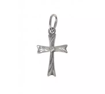 Prívesok z bieleho zlata 400