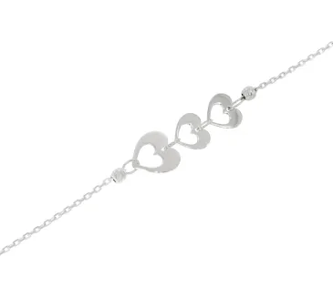 Náramok z bieleho zlata 1402