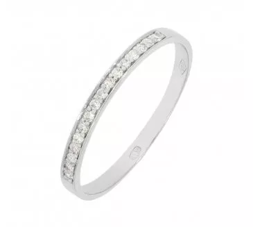 Prsteň z bieleho zlata 1885