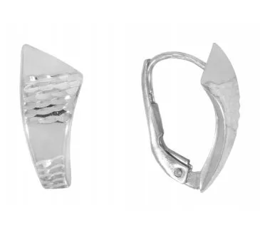 Náušnice z bieleho zlata 2818