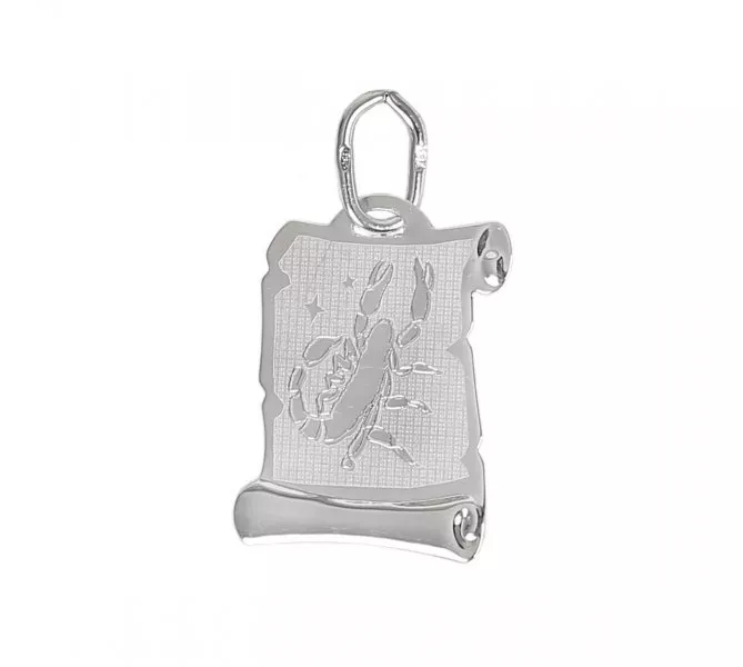 Prívesok z bieleho zlata 513