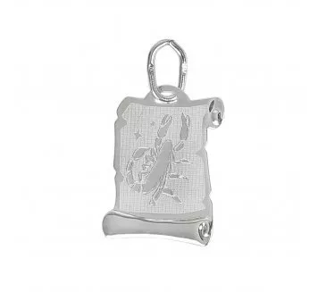 Prívesok z bieleho zlata 513