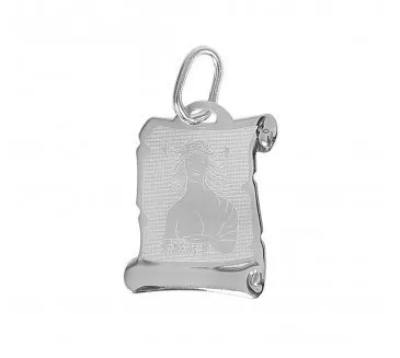 Prívesok z bieleho zlata 517