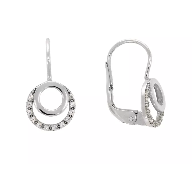 Náušnice z bieleho zlata 3552
