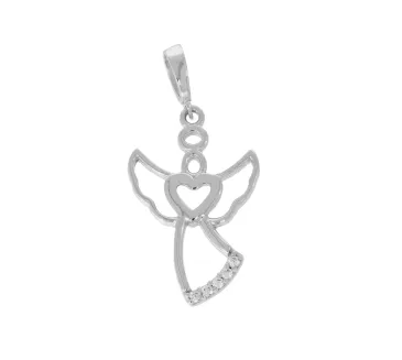 Prívesok z bieleho zlata 1669