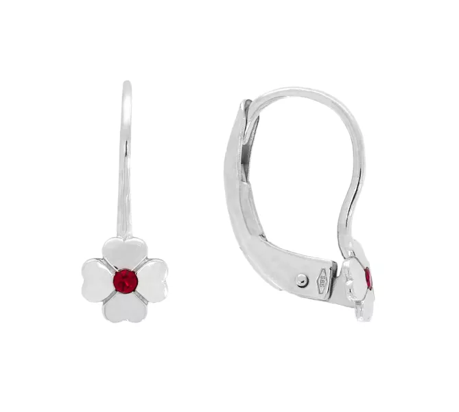 Náušnice z bieleho zlata 3553