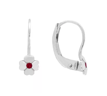 Náušnice z bieleho zlata 3553