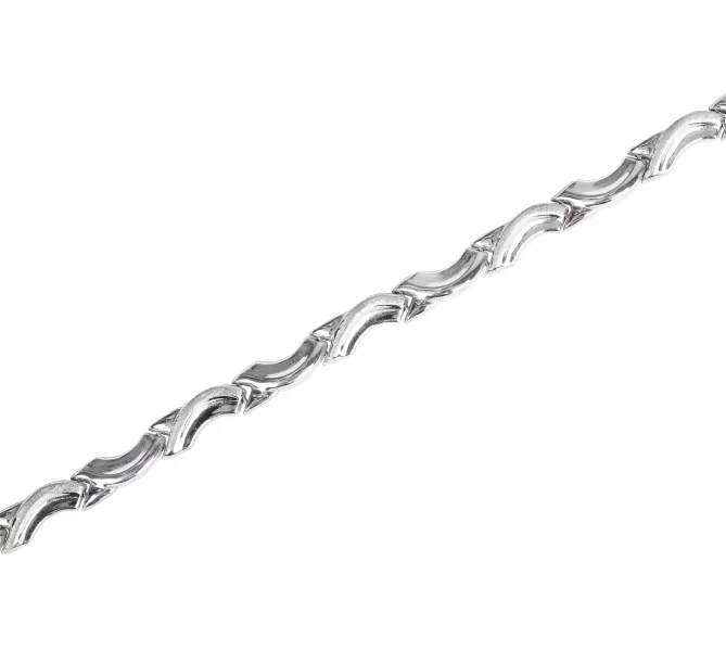 Náramok z bieleho zlata 1263