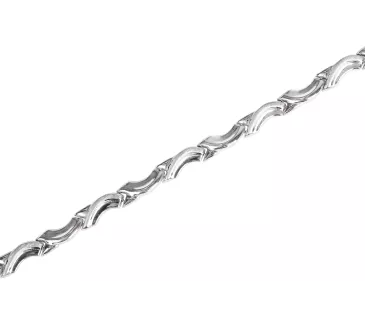 Náramok z bieleho zlata 1263