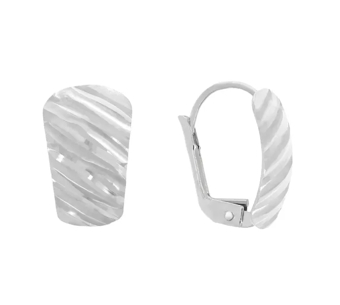 Náušnice z bieleho zlata 4273