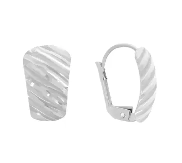 Náušnice z bieleho zlata 4273