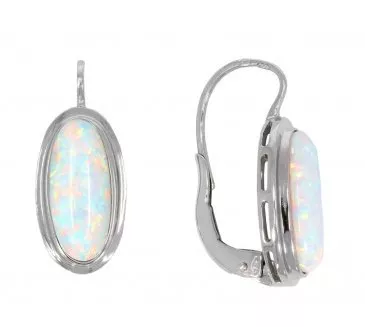 Náušnice z bieleho zlata 2445