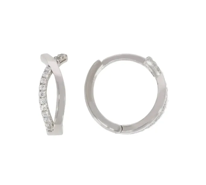 Náušnice z bieleho zlata 4274