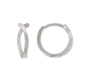 Náušnice z bieleho zlata 4274