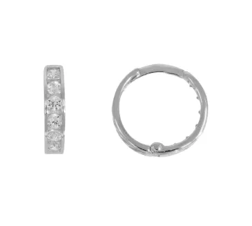 Náušnice z bieleho zlata 4277