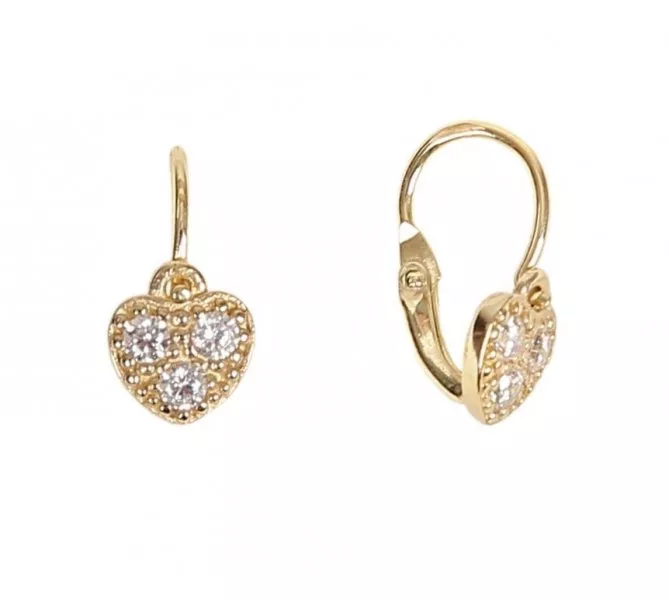 Detské zlaté náušnice 1745