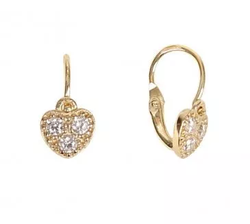 Detské zlaté náušnice 1745