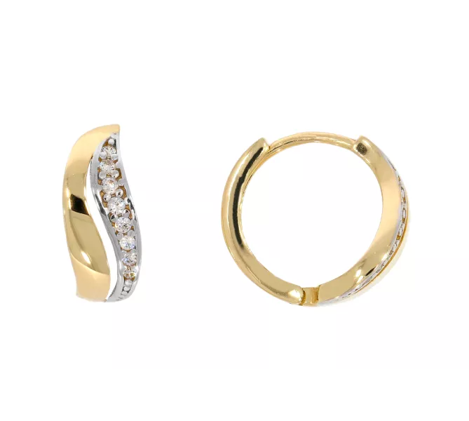 Zlaté náušnice 3539