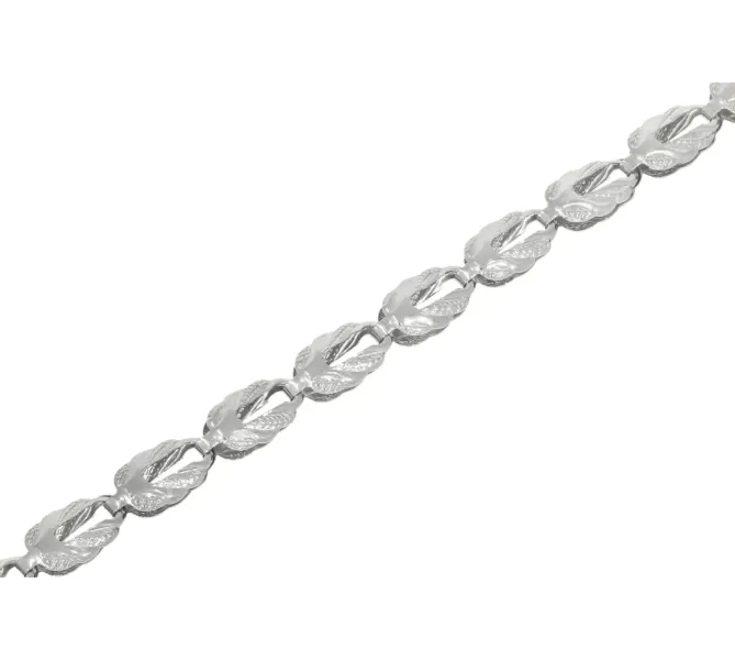 Náramok z bieleho zlata 710