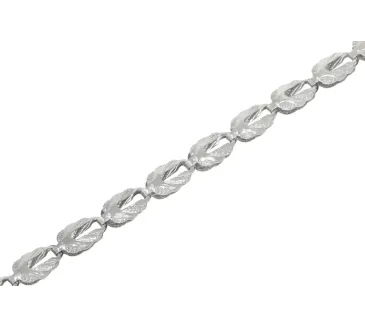 Náramok z bieleho zlata 710