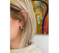 Náušnice z bieleho zlata 3568