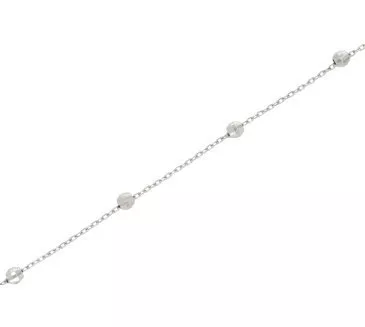 Retiazka na nohu z bieleho zlata 219